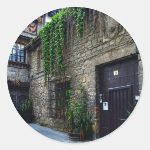 Oude Mansion Ronde Sticker
