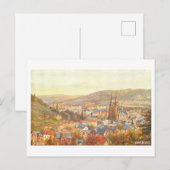 Oude Marburg, Duitsland, Briefkaart (Voorkant / Achterkant)