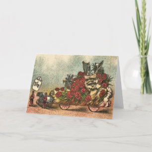 Oude Mardi Gras Float 1 Kaart