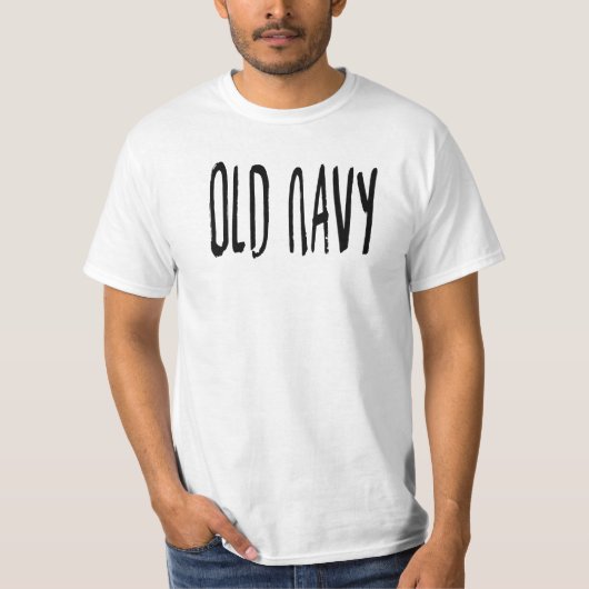 oude marine t-shirt (Voorkant)