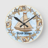 Oude Mariner bootklok Ronde Klok (Voorkant)