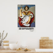 Oude marinewervingsfolder uit WOI Kenyon Cox Kunst Poster (Keuken)