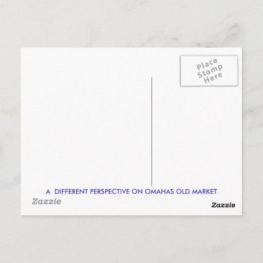 OUDE MARKT BRIEFKAART (Achterkant)