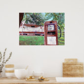 Oude markt van Natchitoches Poster (Keuken)