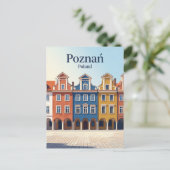 Oude Marktplein Polen Briefkaart (Staand voorkant)
