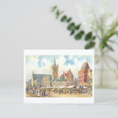Oude Marktplein van Trier Briefkaart (Staand voorkant)