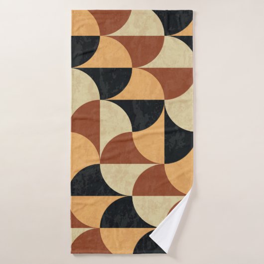 Oude marmeren vloer, geometrische naadloze textuur badhanddoek (Badhanddoek)