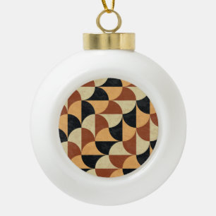 Oude marmeren vloer, geometrische naadloze textuur keramische bal ornament