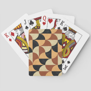 Oude marmeren vloer, geometrische naadloze textuur pokerkaarten