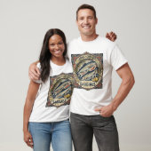 Oude Marokkaanse Sardineblik Retro Kustvis T-shirt (Unisex)