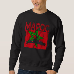 Oude Marokko Ik hou van Marokko Kaart Marokko Voe Trui