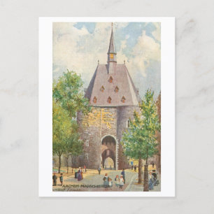 Oude Marschiertor in Aken, Duitsland Briefkaart