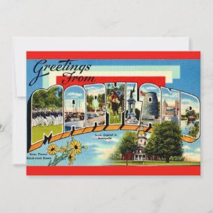 Oude Maryland-groet  Kaart