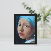 OUDE MASTERS PEARL EARRING BRIEFKAART (Staand voorkant)