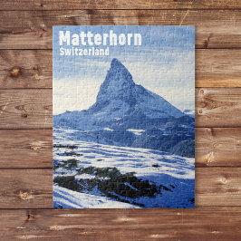 Oude Matterhorn, Zwitserland Legpuzzel