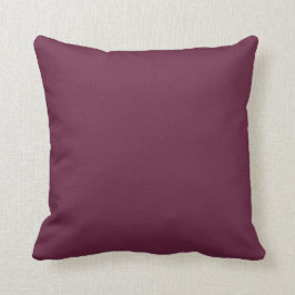 Oude Mauve Solid Plain Color Kussen