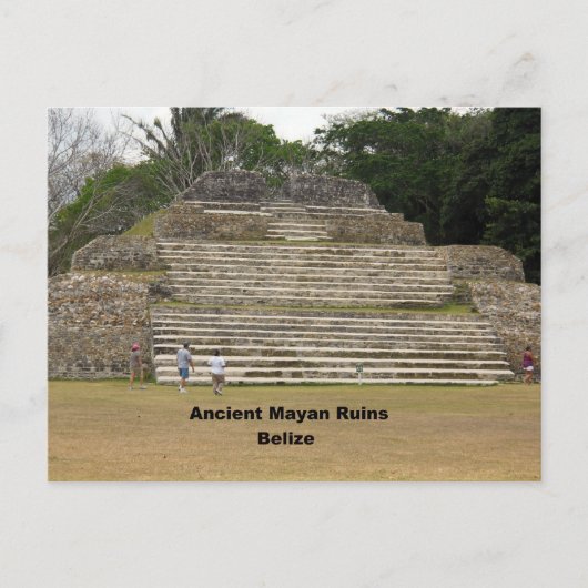 Oude Maya-ruïnes, Belize Briefkaart (Voorkant)