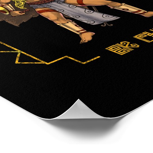 Oude Mayan Gods Poster (Hoek)