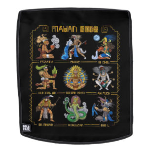 Oude Mayan Gods Rugtassen