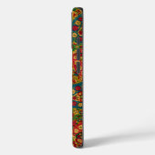 Oude meerkleurige bloementapijt Case-Mate iPhone case (Achterkant / Links)
