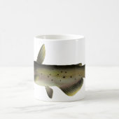 Oude meervalvisserij, zeeleven riviervis koffiemok (Center)