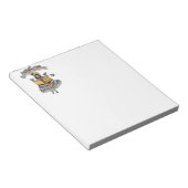 Oude Meisje en Kerstman Boek Notitieblok (Schuin)