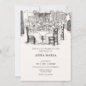 Oude meisjes die thee drinken kaart (Voorkant)