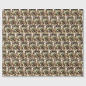 Oude Melkblikje met Daisy Boeket Cadeaupapier (Vlak)