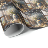 Oude Melkblikje met Daisy Boeket Cadeaupapier (Rol Hoek)