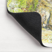 Oude meneer Prickly Pin (egel) (door Beatrix Potte Muismat (Hoek)