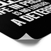 Oude Mensen Grap Maak geen Grappen met Oude Mensen Poster (Hoek)