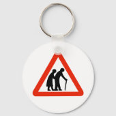 oude mensen sleutelhanger (Voorkant)