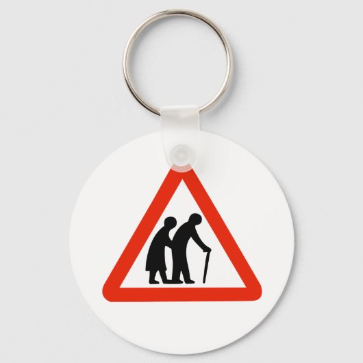 oude mensen sleutelhanger (Voorkant)