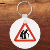 oude mensen sleutelhanger (Voorkant)