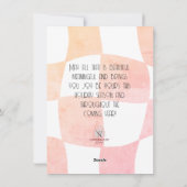 Oude Merry Christmas Bellen Strikken Kerstmis Feestdagenkaart (Achterkant)