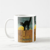 Oude Merry Halloween Kat van Ellen Clapsaddle Koffiemok (Links)