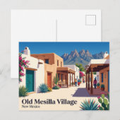 Oude Mesilla Village USA Briefkaart (Voorkant / Achterkant)