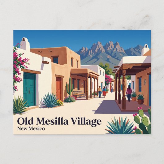 Oude Mesilla Village USA Briefkaart (Voorkant)