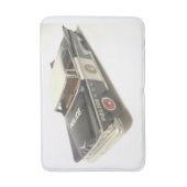 Oude metaal politie auto bath Mat (Voorkant Verticaal)