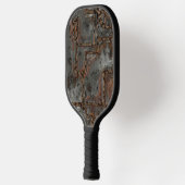 Oude metalen wand B Pickleball Paddle (Links)