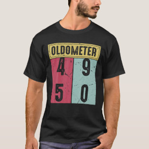 Oude Meter 50e jaar grappig 49-50 jaar oud Birthda T-shirt