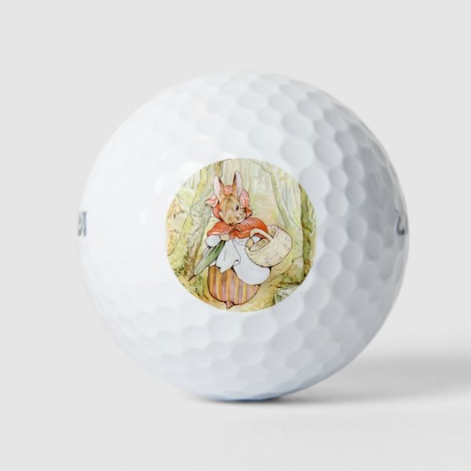 Oude mevrouw Rabbit (Little Red Riding Hood) (B Po Golfballen (Voorkant)