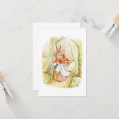 Oude mevrouw Rabbit (Little Red Riding Hood) (B Po Kaart (Voorkant / Achterkant in situ)