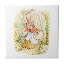 Oude mevrouw Rabbit (Little Red Riding Hood) (B Po Tegeltje