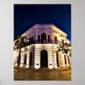 Oude Mexicaanse koloniale architectuur Poster (Voorkant)