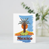 Oude Mexicaanse Palm cartoon Briefkaart (Staand voorkant)