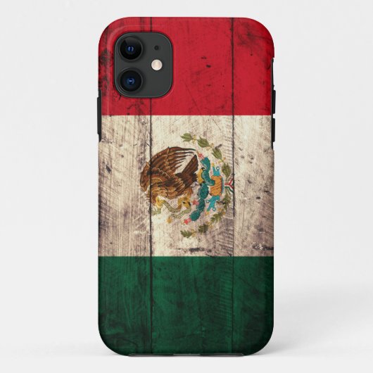 Oude Mexicaanse vlag Case-Mate iPhone Case (Achterkant)