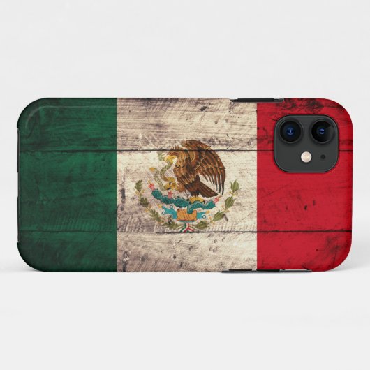 Oude Mexicaanse vlag Case-Mate iPhone Case (Achterkant (horizontaal))