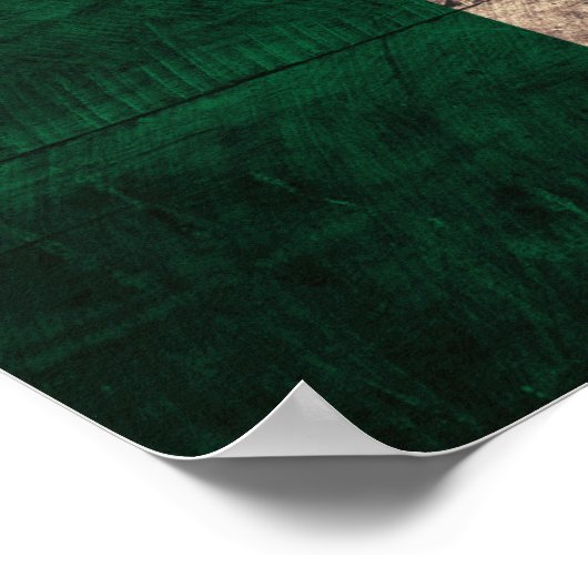 Oude Mexicaanse vlag Poster (Hoek)