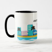 Oude Miami Poster uit de Jaren 80 Mok (Links)